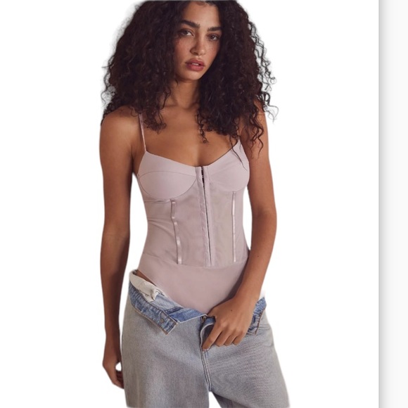 Free People Night Rhythm Corset. - Picture 2 of 6